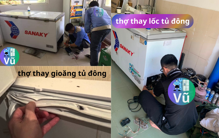 thợ thay gioăng tủ đông - thợ thay lốc tủ đông