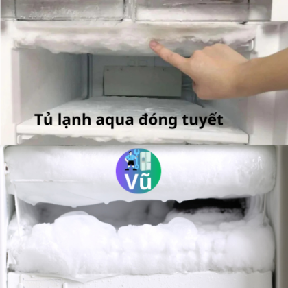 tủ lạnh aqua bị đóng tuyết
