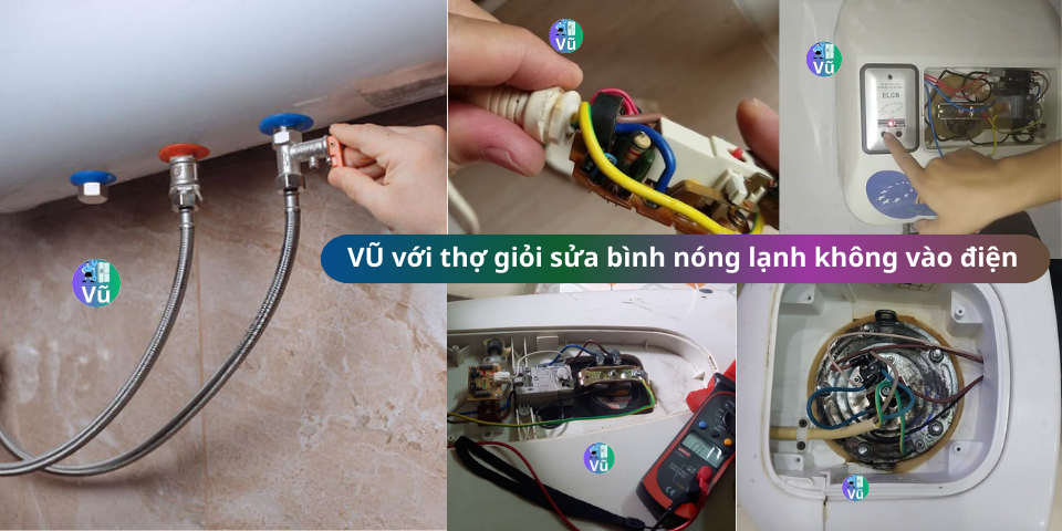 bình nóng lạnh không vào điện