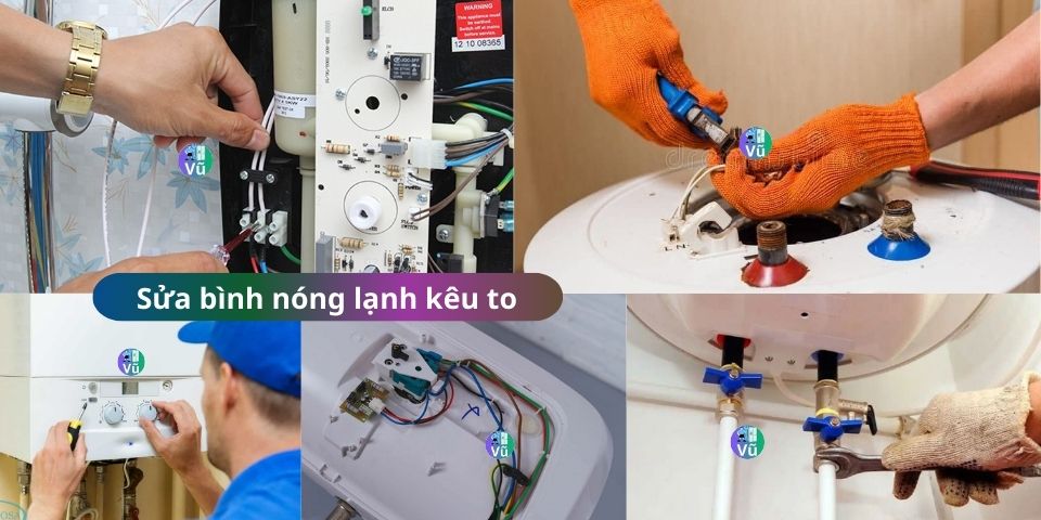 sửa bình nóng lạnh kêu to