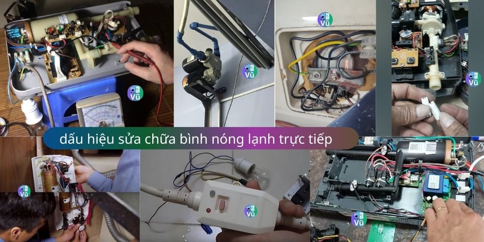 sửa chữa bình nóng lạnh trực tiếp