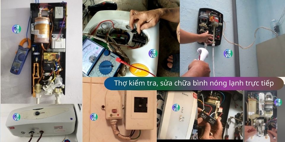 sửa chữa bình nóng lạnh trực tiếp