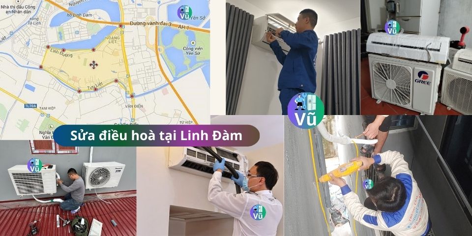 sửa điều hoà tại Linh Đàm