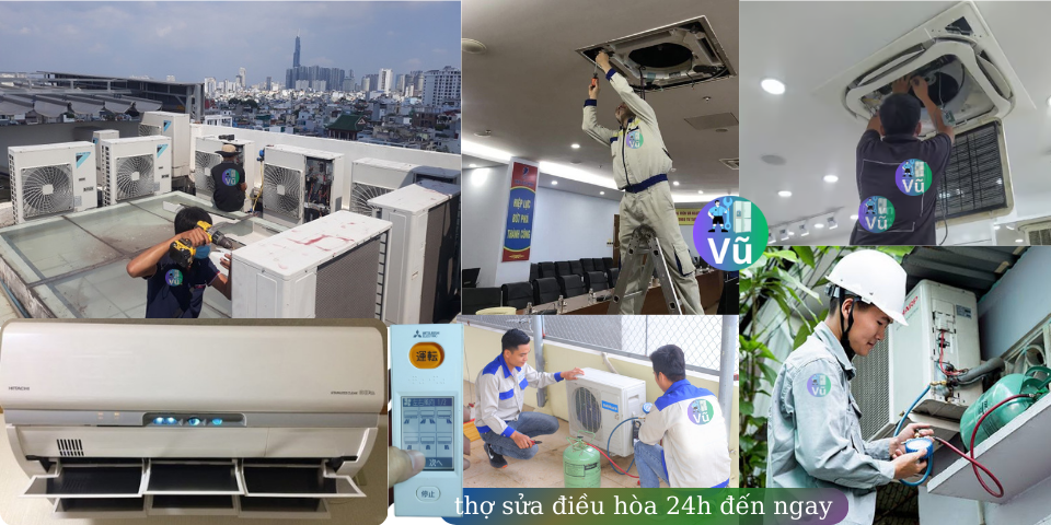 thợ sửa điều hòa 24h đến ngay