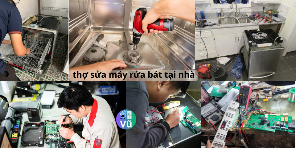 thợ sửa máy rửa bát tại nhà