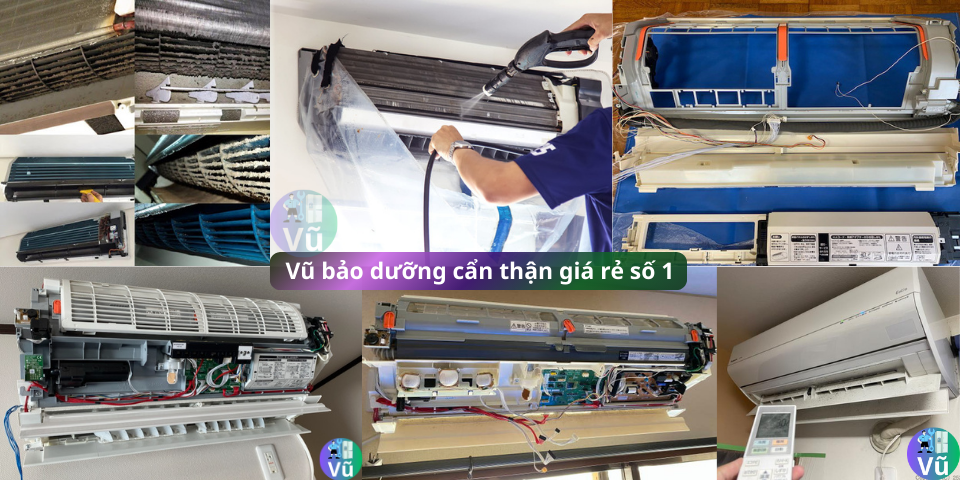 Vũ bảo dưỡng điều hòa giá rẻ uy tín tại hà nội